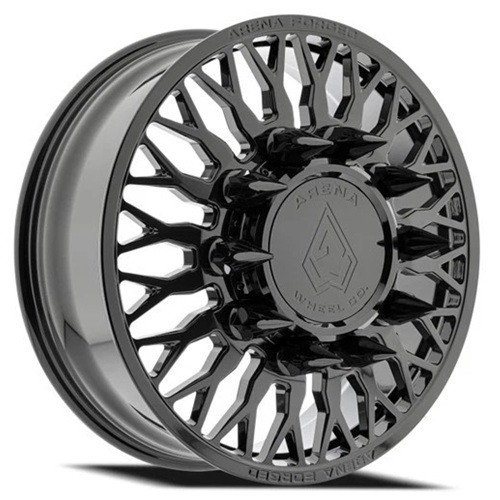22 x 8.25 Arena Maximus AF102 Forged Gloss Black for Ford F450 and F550 Dually Wheels