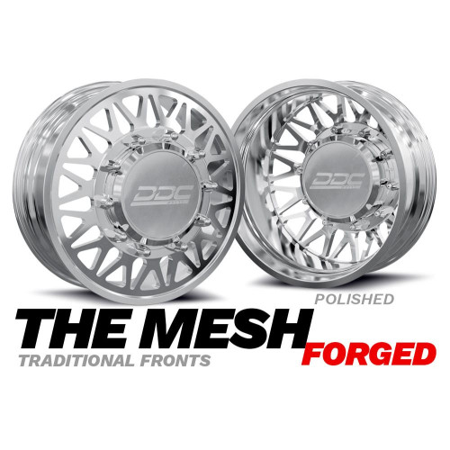 20 x 8.25, 22 x 8.25, 24 x 8.25 DDC The Mesh Polished F450/550/Ram 4500/5500