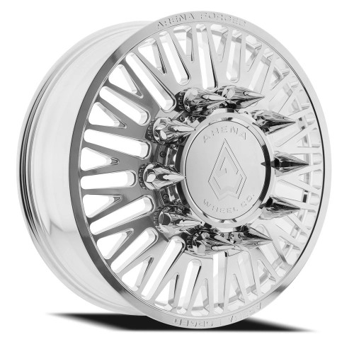 22 x 8.25 Arena Casino AF101 Forged Wheels Polished for Ford F450 and F550 Dually Wheels