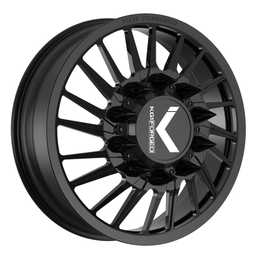 Picture of the 22 x 8.25 KG1 Forged KD038 Javelin Gloss Black Front Wheel