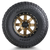 Picture of the Kenda Klever RT KR601 Tire Side View for Dually Trucks