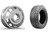 Picture of 22 x 8.25 Direct Bolt On Oval Polished Forged Wheels with Tires for F450 & F550