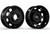 22 x 8.25 DBO Oval Forged Gloss Black Wheels for Ford F450 & F550 Dually Trucks with 10x225 Bolt Pattern