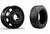 Picture of 22 x 8.25 Direct Bolt On Oval Gloss Black Forged Wheels with Tires for Ford F450 & F550