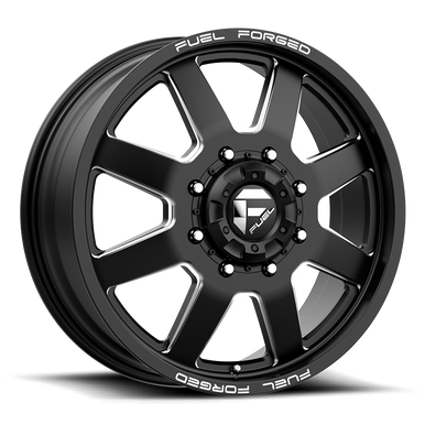 20, 22, 24 Fuel FF09D Black/Machined for Dually Trucks with 8 & 10