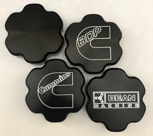 Bean Machine 03-05 Cummins Billet ROUNDED Top Valve Cover W/Dual CCV Outlets With Oil Cap Cover 1-6 Week Lead Time