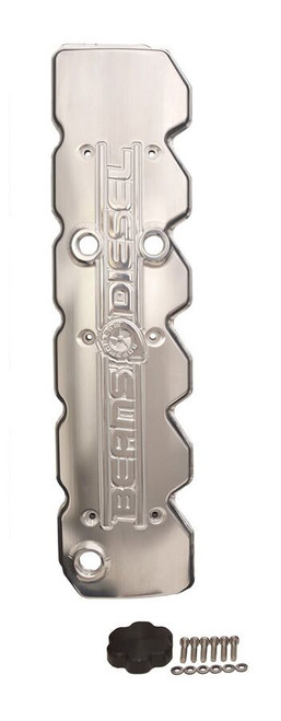 Bean Machine 03-05 Cummins Billet ROUNDED Top Valve Cover W/Dual CCV Outlets With Oil Cap Cover 1-6 Week Lead Time