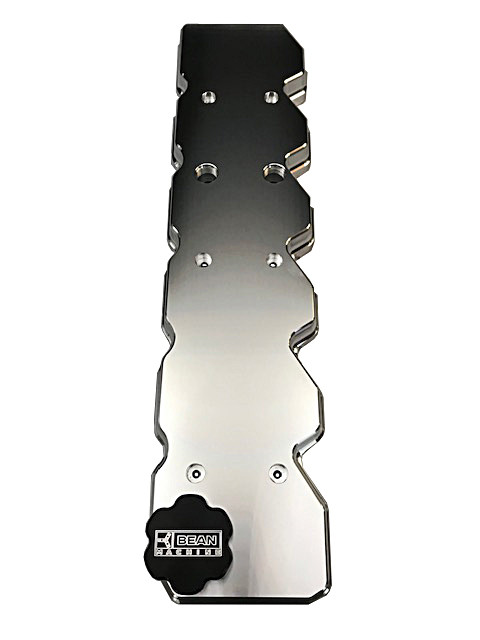 Bean Machine 03-05 Cummins Billet FLAT Top Valve Cover W/ Dual CCV Outlets With Oil Cap Cover 1-6 Week Lead time
