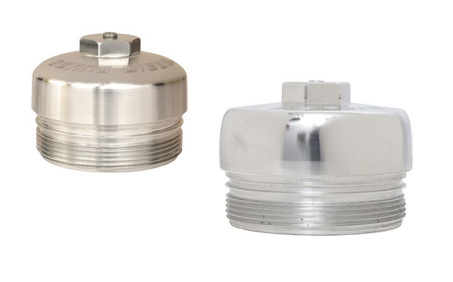 Bean Machine Billet 6.4L Power Stroke Upper Fuel Filter and Oil Filter Cap Kit