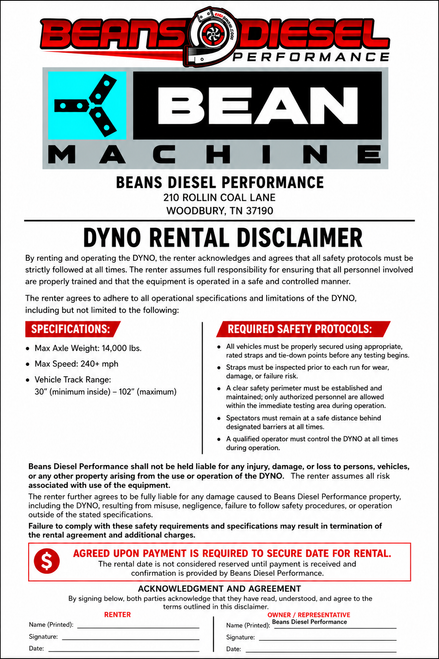 Reserve Dyno Time