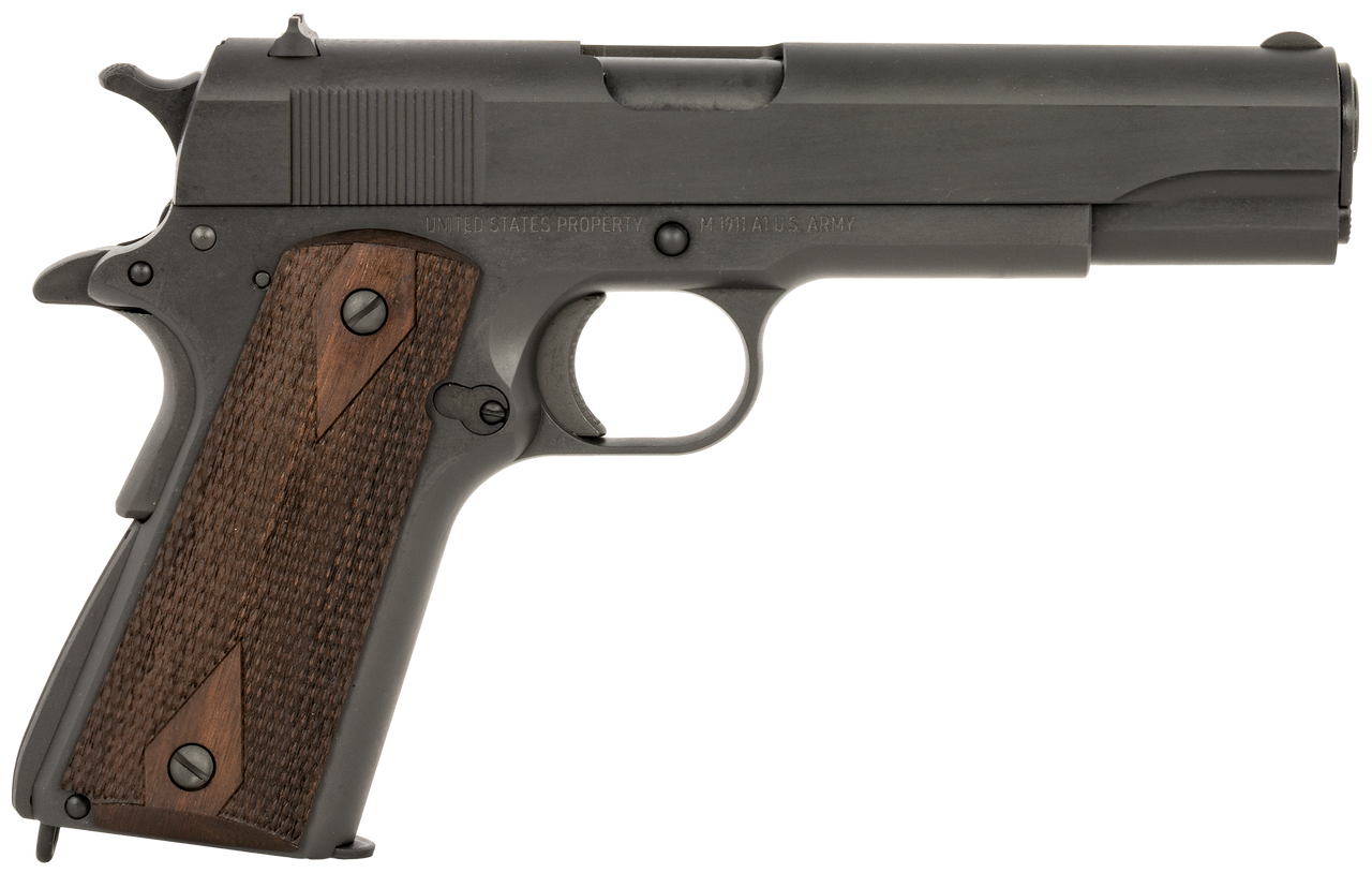 TISAS 1911 A1 US Army WWII 45ACP 5″ 8rd Pistol – Black | Walnut