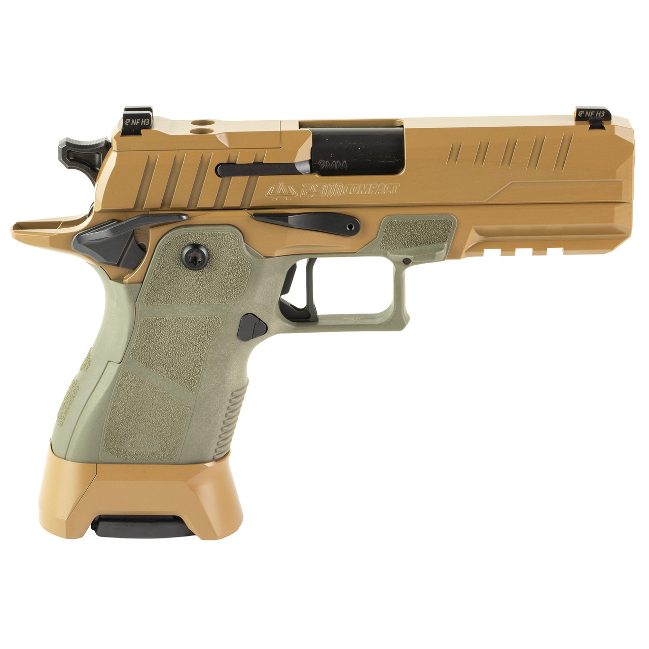 OA Defense 2311 Compact Plus, 9MM, 4.25″ Barrel, 17 Rds, High Desert Sage – 850055310278