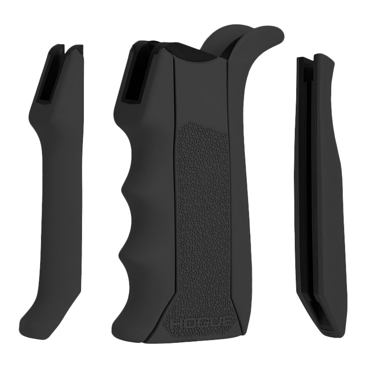 Hogue Modular Overmolded AR-15 Pistol Grip Rubber Black