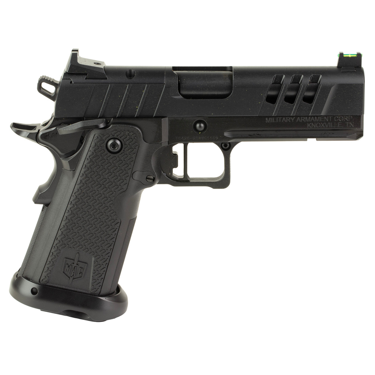 MAC 12500014 9 DS 9mm Luger 17+1 4.25″ Black QPQ Bull Barrel, QPQ Tenifer Cerakote Optic Cut/Serrated Steel Slide, QPQ Tenifer Cerakote Steel Frame w/Accessory Rail & Beavertail, RMR Footprint