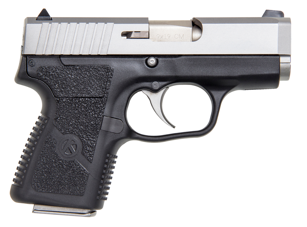 Kahr Arms CM9 Handgun 9mm Luger 6/rd Mag 3.1″ Barrel Black Frame with Silver Slide