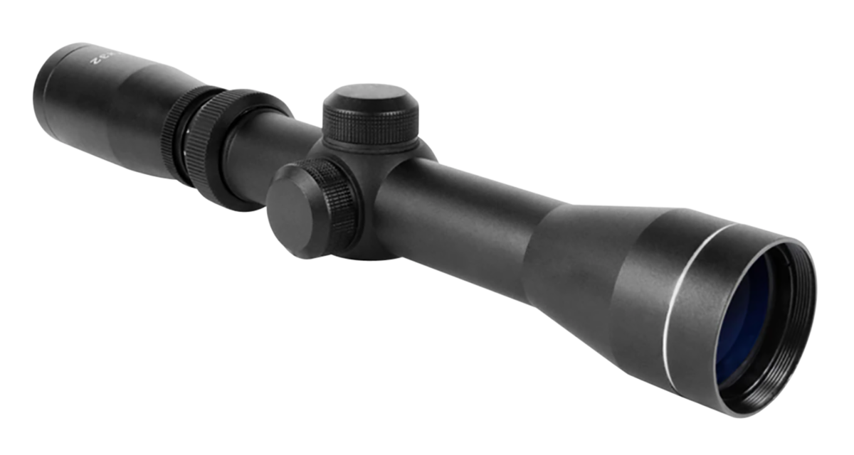 Aim Sports Scout Black Anodized 2-7x 32mm Duplex Reticle