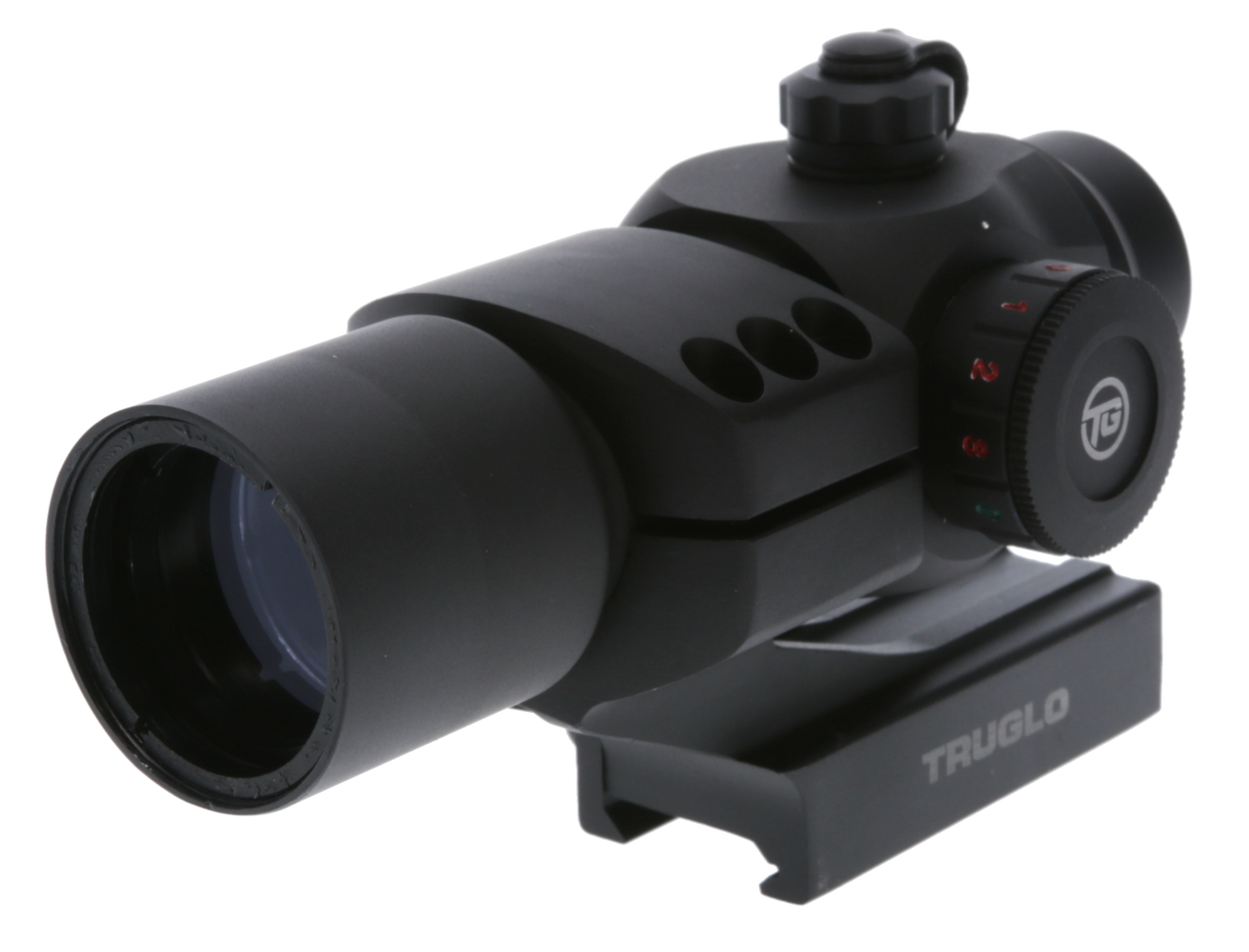 TruGlo TGTG8230RB Triton Black Anodized 1x 30mm 3 MOA Illuminated Tri