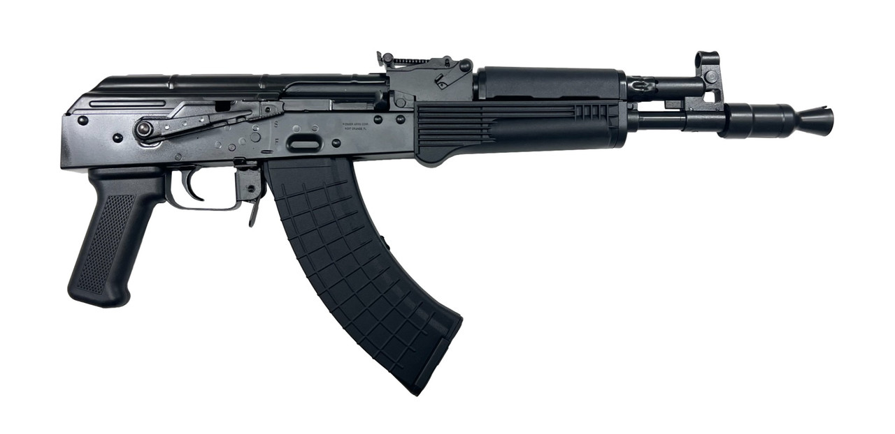Pioneer Arms Forged Trunnion Hellpup AK-47 Pistol - Black | 7.62