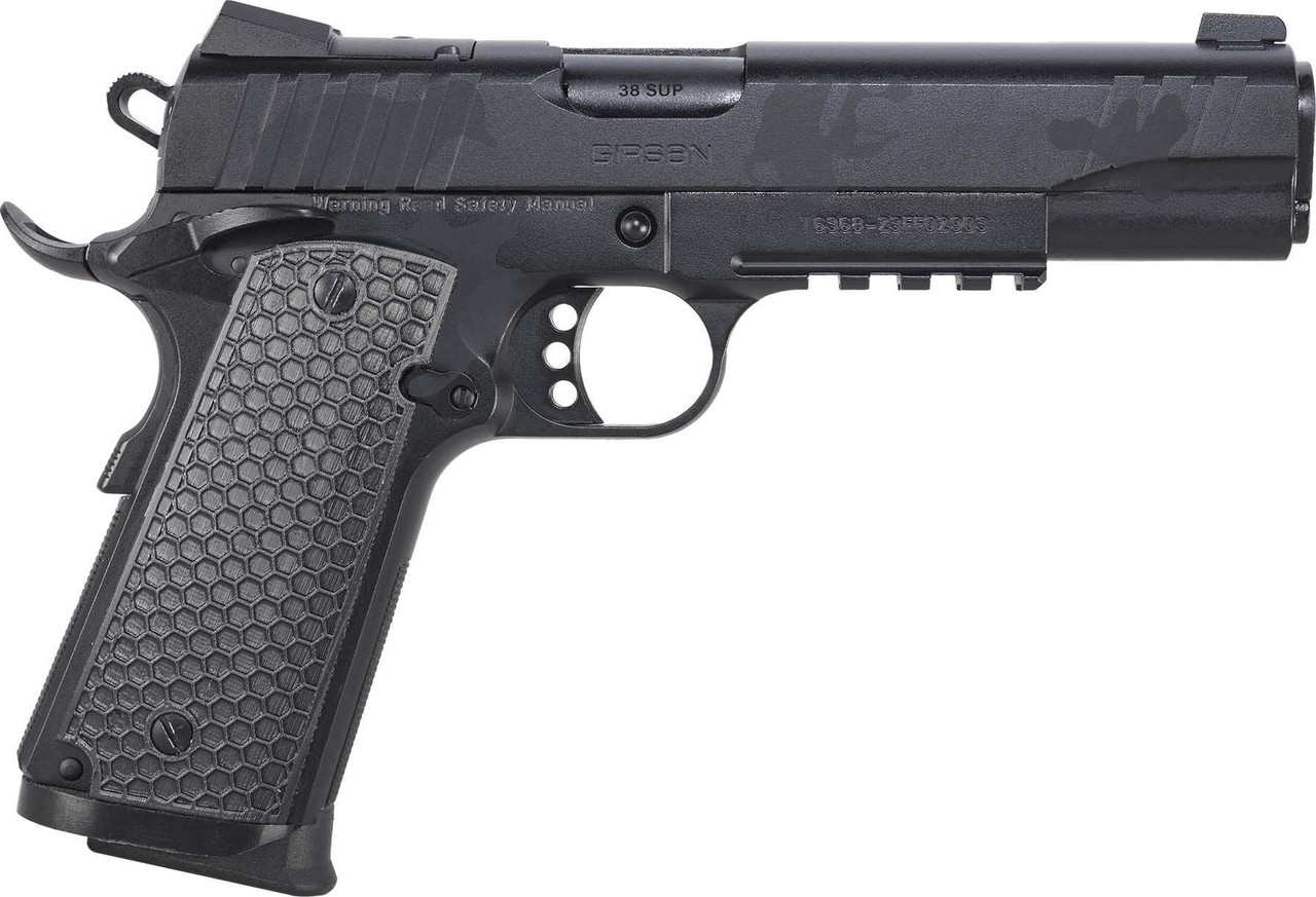 EAA Corp Girsan MC1911 S Influencer Black Multicam .38 Super 5″ Barrel 9-Rounds Optics Ready