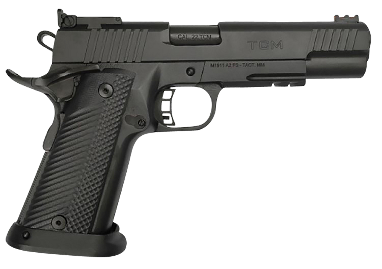 OPS Tactical モデルガン シルバー/ブラック Girsan 390466 MCP35 OPS 9mm Luger 4.87 151 Black Serrated Blued