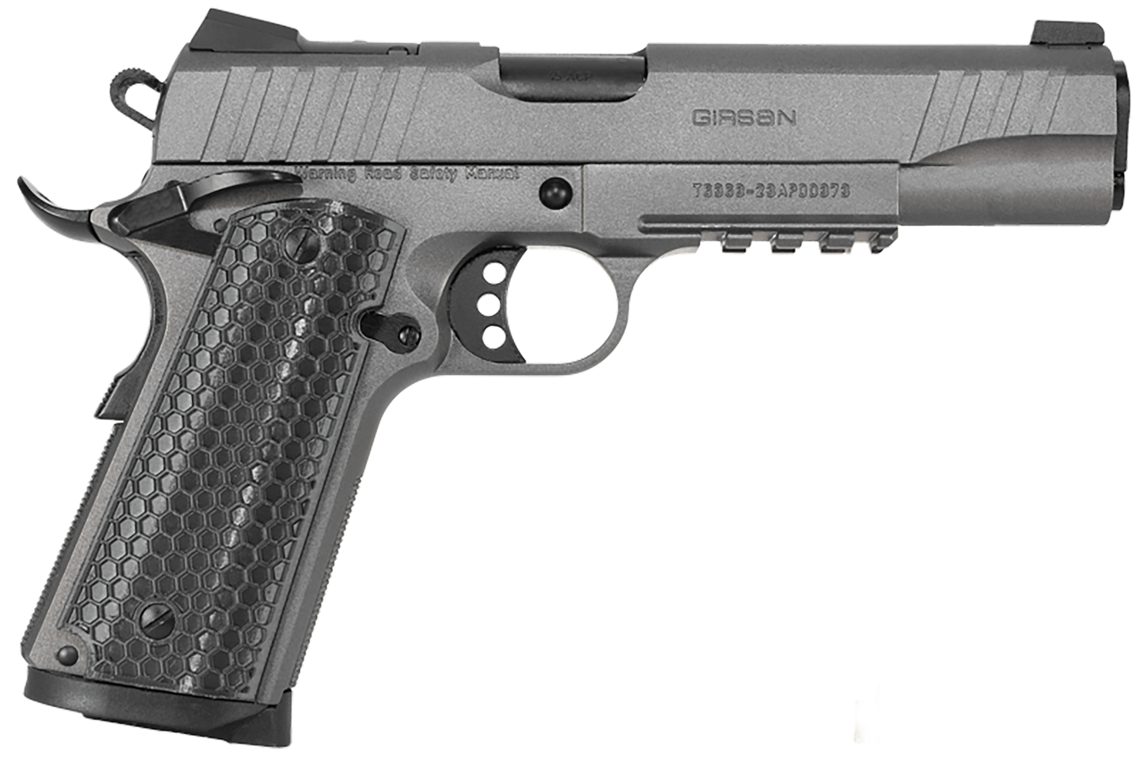 EAA Girsan MC1911S Government Influencer 38 Super 5″ 9rd Optic Ready Pistol | Tungsten