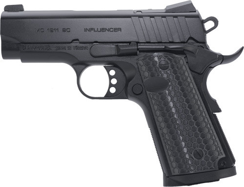 GIRSAN MC1911 INFLUENCER 9MM – OFFICER ADJ SIGHT 7RD BLACK | USA Gun Store