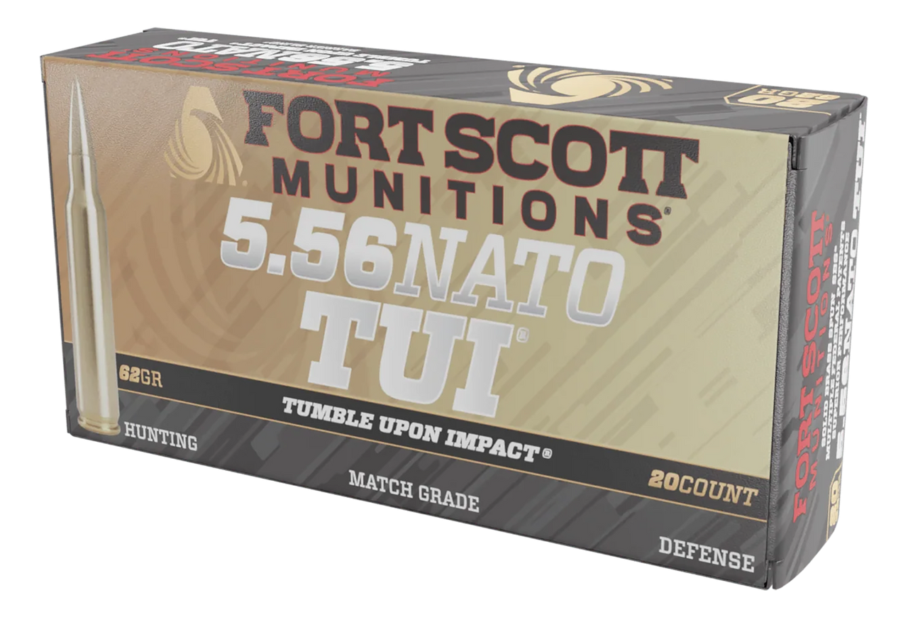 Fort Scott Munitions TUI Brass 5.56NATO 62-Grain 20-Rounds SBS
