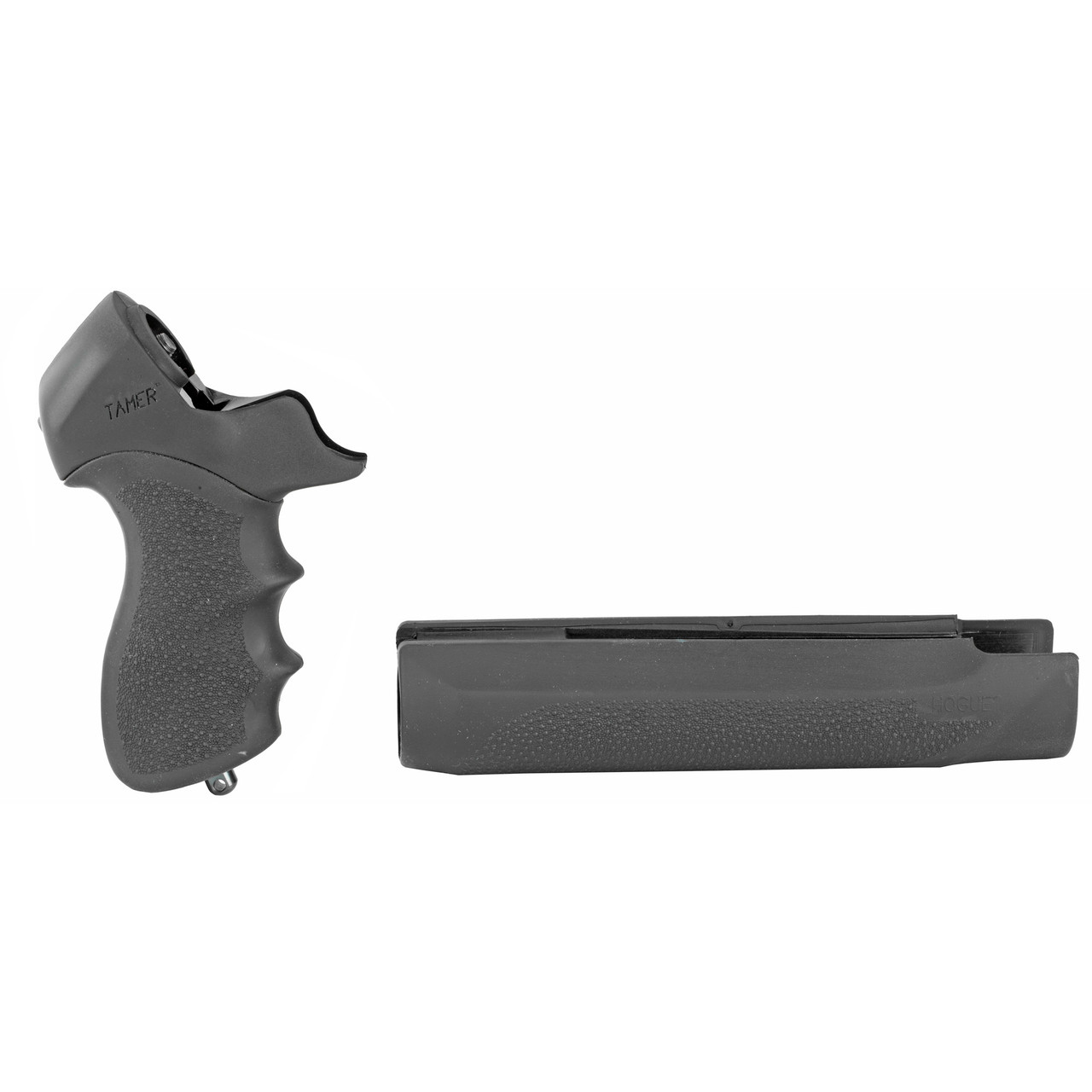 Hogue Tamer Pistol Grip and Forend for Mossberg 510 Finger Grooves Cobblestone Finish Rubber Black 05015