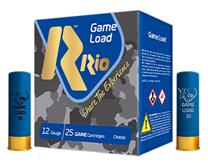 Rio Ammunition TG368 Game Load  12Gauge 2.75" 1 1/4oz 8Shot 25 Rounds