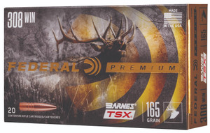 Federal Premium Barnes TSX 308 Winchester 165 Grain 20 Rounds