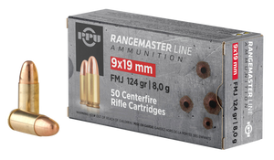 Prvi Partisan PPRM9M 9mm Luger Full Metal Jacket 124 Grain 1000 Rounds