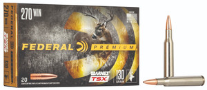 Federal Premium Rifle Ammo 270 Win. 130 gr. Barnes TSX 20 rd.