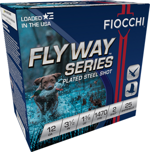 Fiocchi Speed Steel Shotgun Loads 12 ga. 3.5 in. 1 3/8 oz. 2 Shot 25 rd.