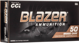 CCI Blazer Brass HP Pistol Ammo 40 S&W 180 gr. JHP 50 rd.