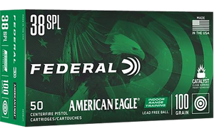 Federal AE38LF1 American Eagle IRT  38Special 100gr Lead Free IRT 50 Rounds