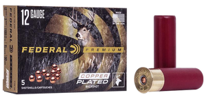Federal Premium Vital Shok 12 Gauge 00 Buck 15 Pellets 3 Inch 5 Rounds