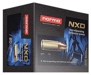 Norma Ammunition 611540020 Self Defense NXD 45ACP  118gr 20 Rounds