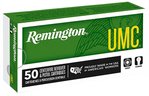 Remington UMC Handgun Ammo 40 S&W Jacketed Hollow Point 180 Grain 50 Rounds