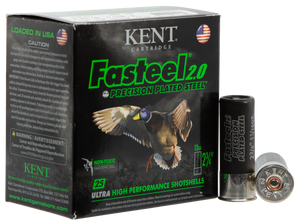 Kent Fasteel 2.0 Precision Plated Steel Load 12 ga. 2.75 in. 1 1/16 oz. 2 Shot 25 rd.