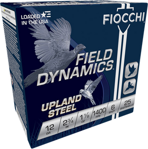 Fiocchi High Velocity Hunting Loads 12 ga. 2.75 in. 1 1/8 oz. 6 Shot 25 rd.