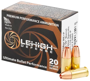 Wilson Combat LA9C 9mm Luger Maximum Expansion 118 Grain 20 Rounds