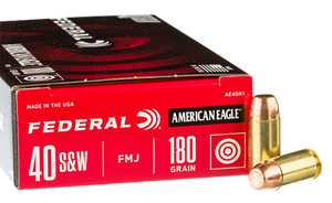 Federal Champion Training 40 S&W Full Metal Jacket 180 Grain 400 Rounds