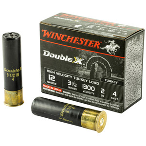 Winchester Double X High Velocity Turkey Load 12 ga. 3.5 in. 2 oz. 4 Shot 10 rd.