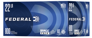 Federal Champion Training 22 Long Rifle Lead Round Nose 40 Grain 800 Rounds
