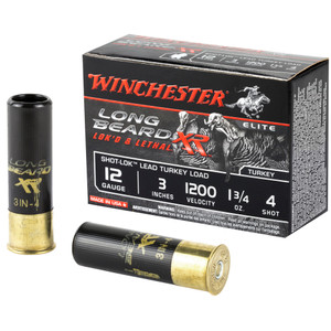Winchester Long Beard XR Shot-Lok Load 12 ga. 3 in. 1 3/4 oz. 4 Shot 10 rd.