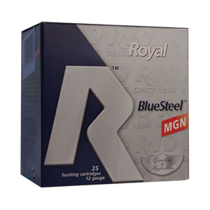 Rio Ammunition RBSM325 Royal BlueSteel  12Gauge 3" 1 1/8oz 5Shot 25 Rounds