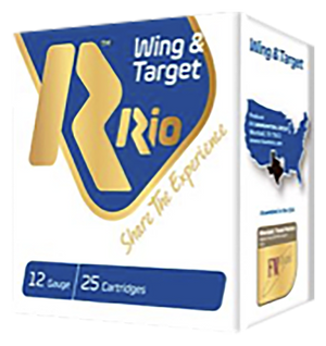 Rio Ammunition WT288 Wing & Target  12Gauge 2.75" 1oz 8Shot 25 Rounds