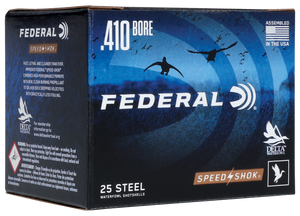 Federal Speed-Shok Load 410 ga. 3 in. 3/8 oz. 6 Shot 25 rd.