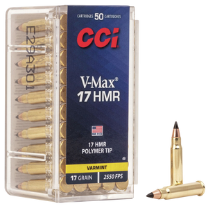 Cci V Max 17 Hornady Magnum Rimfire Hmr 17 Grain 50 Rounds