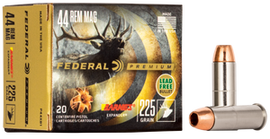 Federal Premium Pistol Ammo 44 Remington Magnum Barnes Expander 225 Grain 20 Rounds